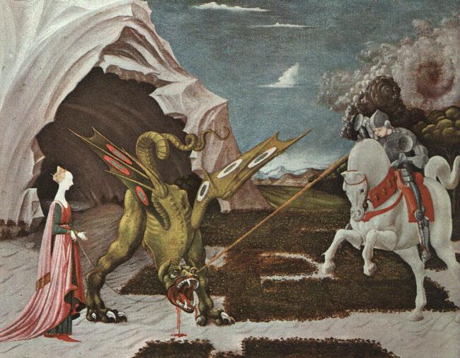 Paolo Ucello St.George and the Dragon oil painting picture